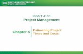 MGMT 4135 Project Management - Faculty Web