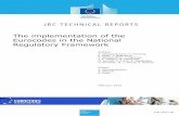 The implementation of the Eurocodes in the National ...