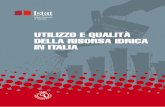 Utilizzo e qualità della risorsa idrica in Italia