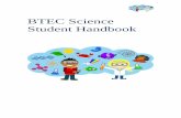 BTEC Science Student Handbook - Bilton School