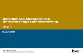 Beleidsnota Multilaterale Ontwikkelingssamenwerking 2011