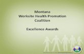 Montana Worksite Health Promotion Coalition Excellence …