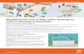 Managing the risk of falls while working on roofs in ...