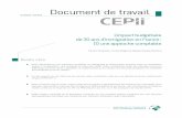 Document de travail - CEPII