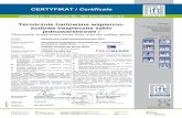 Certyfikat nr. / Certificate No.: 693 ESG-6040271-2-4