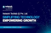 Network Techlab (I) Pvt. Ltd. SIMPLIFYING TECHNOLOGY ...