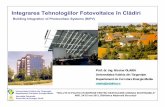 Integrarea Tehnologiilor Fotovoltaice în Clădiri