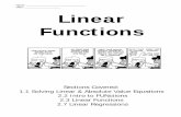 Name: Date: Linear Functions - LCPS