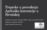 Prepreke u provođenju Aarhuške konvencije u Hrvatskoj