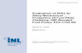 Alloy Mechanical Properties of Fuel Plate Cladding: HIP ...