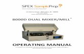OPERATING MANUAL - SPEX® SamplePrep