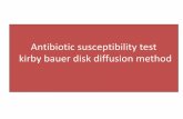 Antibiotic susceptibility test kirby bauer disk diffusion ...