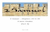 2 Samuel 4 more Studies [Part 4]