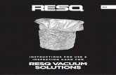 INSTRUCTIONS FOR USE & INSPECTION CARD FOR RESQ …