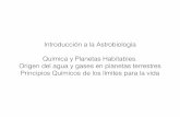 Introducción a la Astrobiología Química y Planetas ...