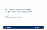 RFI Impact on Ground Based Augmentation Systems (GBAS)