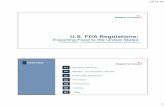 U.S. FDA Regulations
