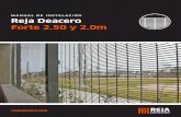 Manual Instalacion Forte 2.50 y 2 - Reja Deacero