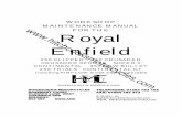 WORKSHOP MAINTENANCE MANUAL Royal Enfield