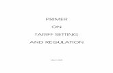 PRIMER on Tariff Setting & Regulation