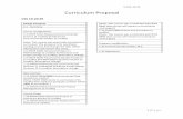 Curriculum Proposal - Bemidji State