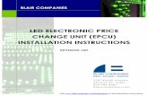 LED ELECTRONIC PRICE CHANGE UNIT (EPCU ... - Blair Companies