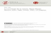Buta, Julia La sociología de la ciencia, Mario Bunge ...