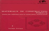 MATERIAUX DE CONSTRUCTION POREUX,