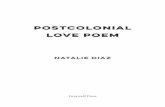 POSTCOLONIAL LOVE POEM - University of St. Thomas