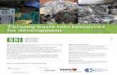 Turning waste into resources for ... - One Planet Network