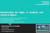 Understanding the Rights of Landlords and Tenants in Nigeria.