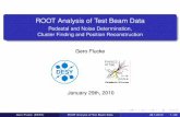 ROOT Analysis of Test Beam Data - DESY