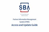 Partner Information Management System (PIMS) Access and ...