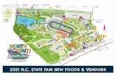 2021 N.C. State Fair New Foods & Vendors