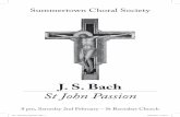 J. S. Bach - Summertown Choral