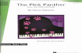From THE PINK PANTHER - Sheet Music