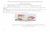 The Leo Elementary Science Fair Planning Guide