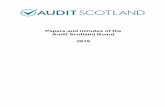 Minutes and papers of the Audit Scotland Board 2018