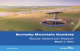 TransLink Burnaby Mountain Gondola Route Selection Report
