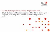16+ Study Programmes guidance | Maths, English and ESOL