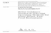 GAO-01-683 Defense Management: Better Guidance Needed in