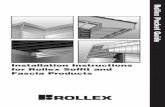 Rollex Pocket Guide Installation Instructions for Rollex ...