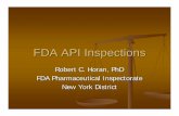 FDA API Inspections