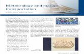 Meteorology and marine transportation