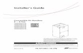 Installer's Guide Convertible Air Handlers 2-5 Ton TEM6