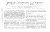 Design and Implementation of an Automatic Synchronizing ...