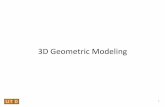 3D Geometric Modeling - personal.utdallas.edu