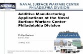 Additive Manufacturing Applications at the Naval Surface ...