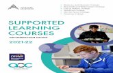 SUPPORTED LEARNING COURSES