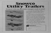 Snowco Utility Trailers - Michigan State University